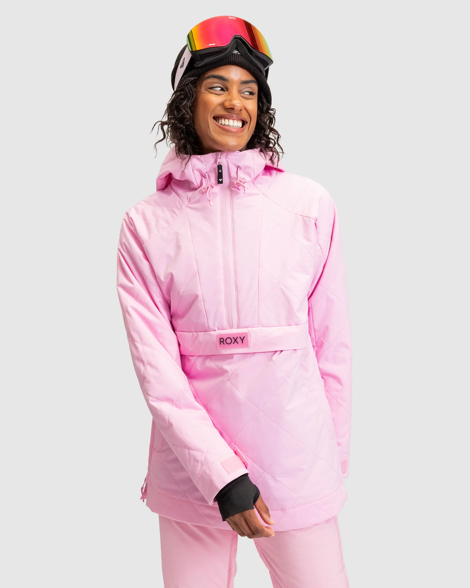 Roxy Womens Radiant Lines Overhead Technical Snow Jacket - Pink Frosting | SurfStitch