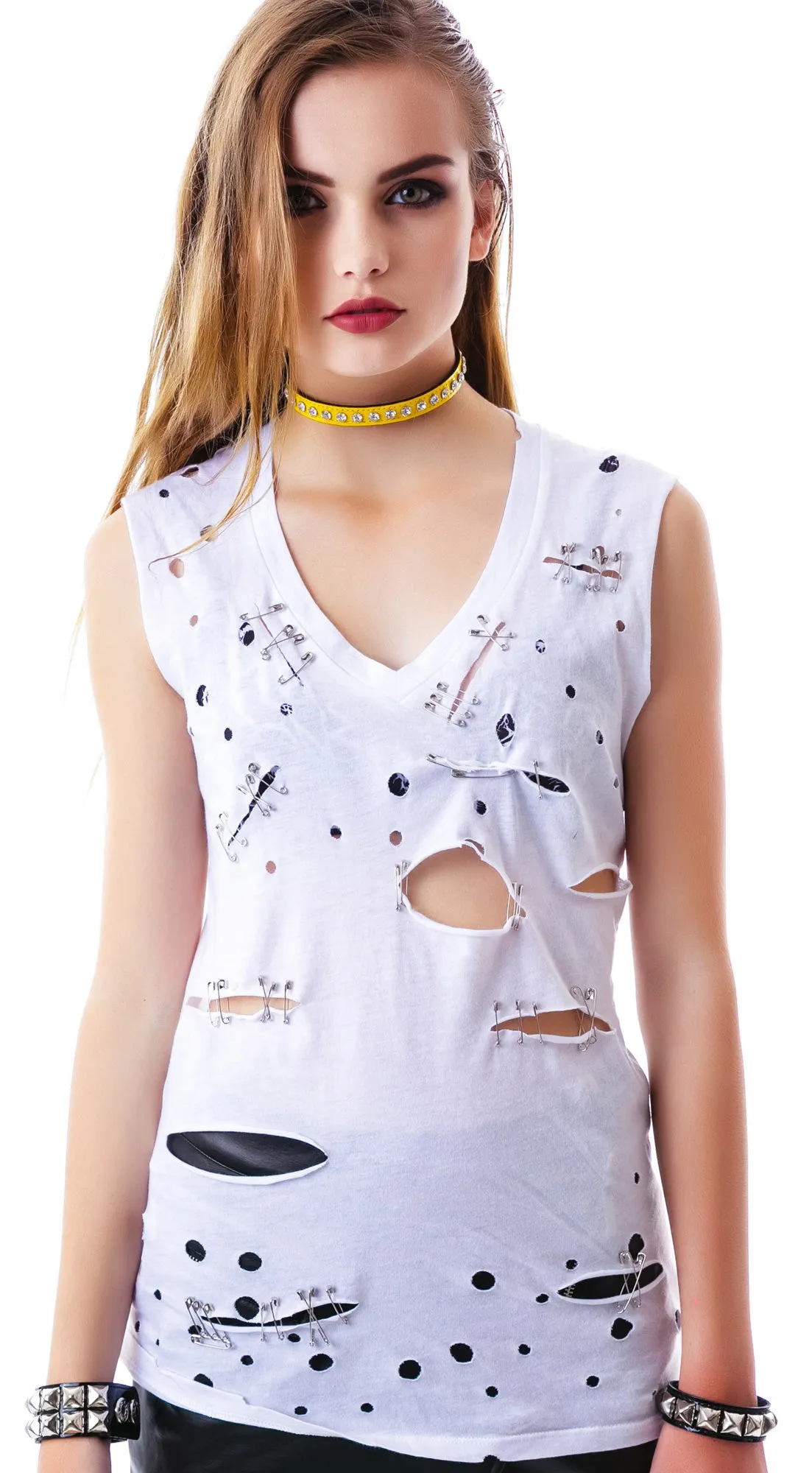 Safety Pin Tank Top-