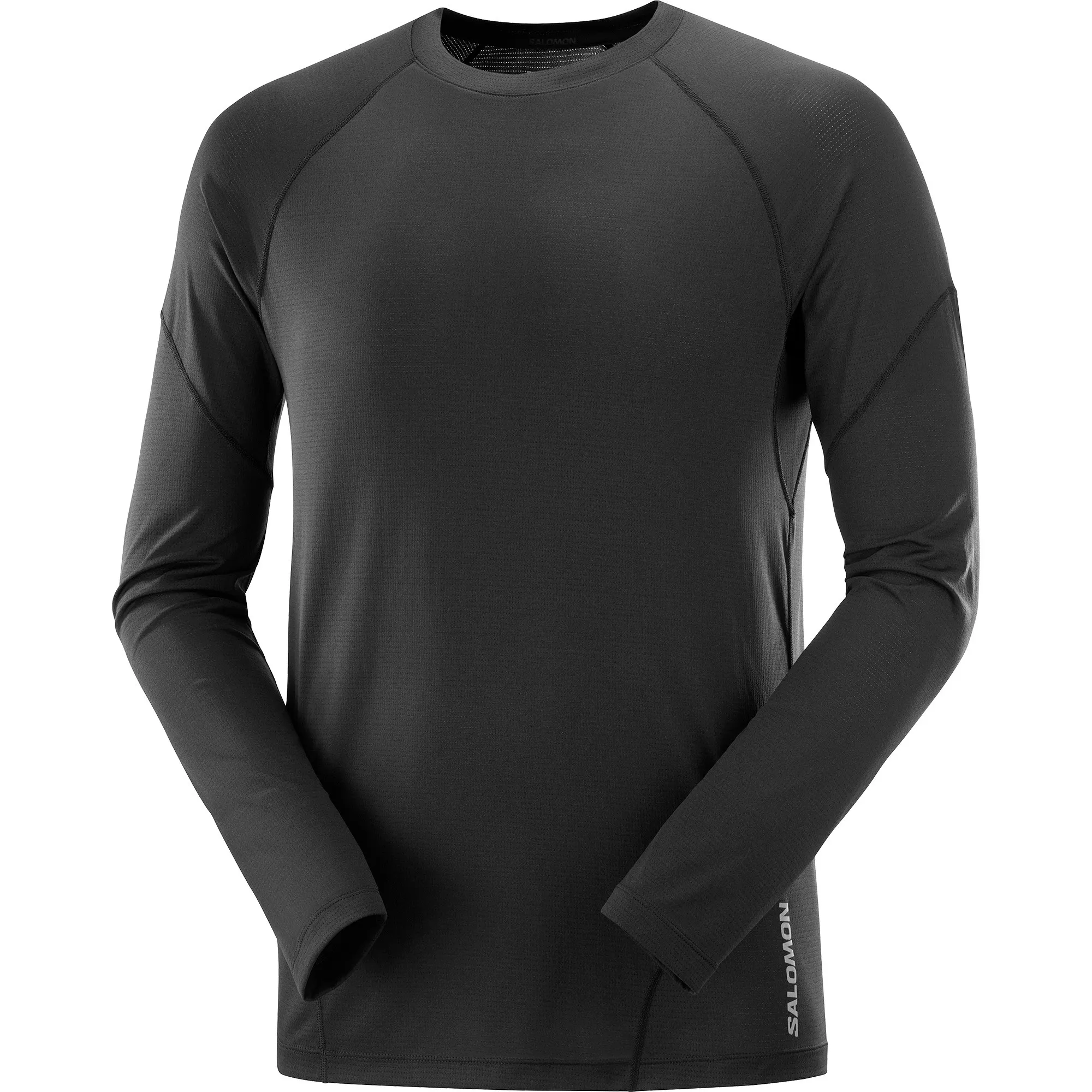 Salomon Men's Cross Run LS Tee Deep Black | Buy Salomon Men's Cross Run LS Tee Deep Black here | Outnorth