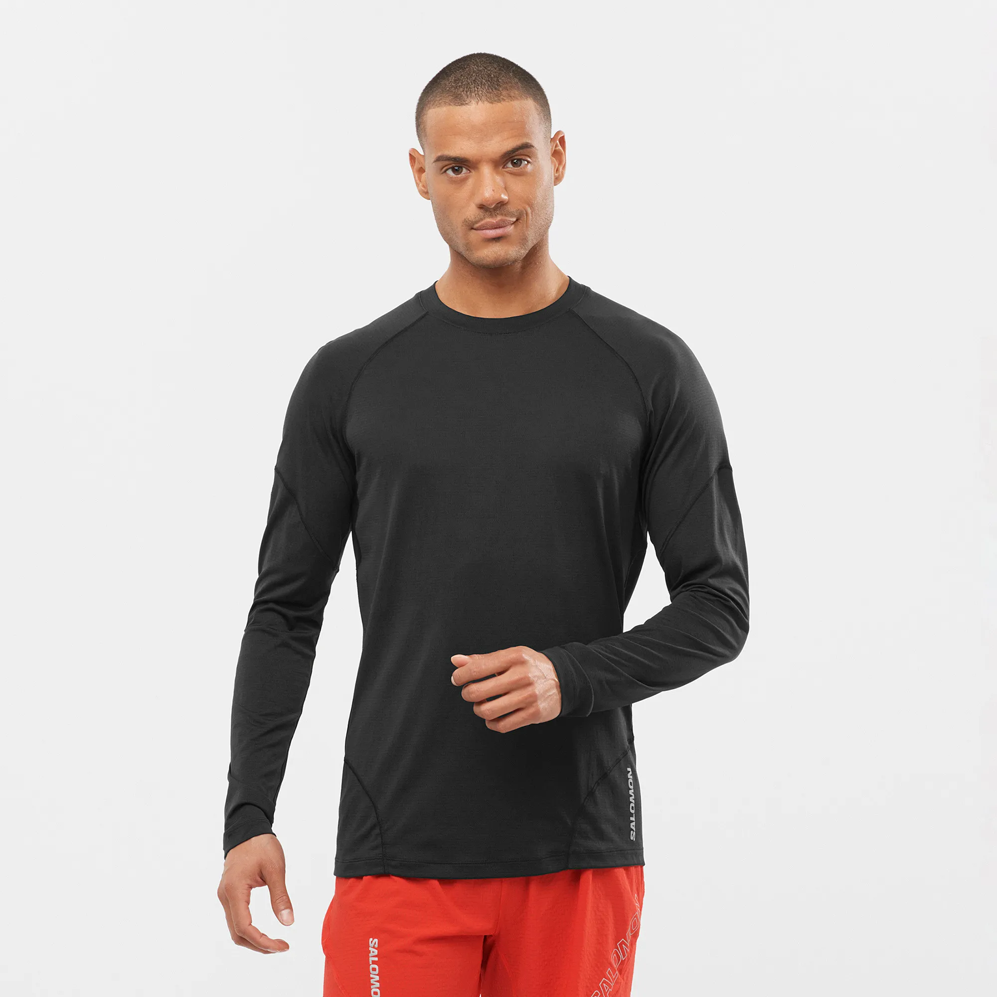 Salomon Men's Cross Run LS Tee Deep Black | Buy Salomon Men's Cross Run LS Tee Deep Black here | Outnorth