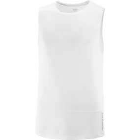 Salomon Men's Cross Run Tank Top White | Buy Salomon Men's Cross Run Tank Top White here | Outnorth