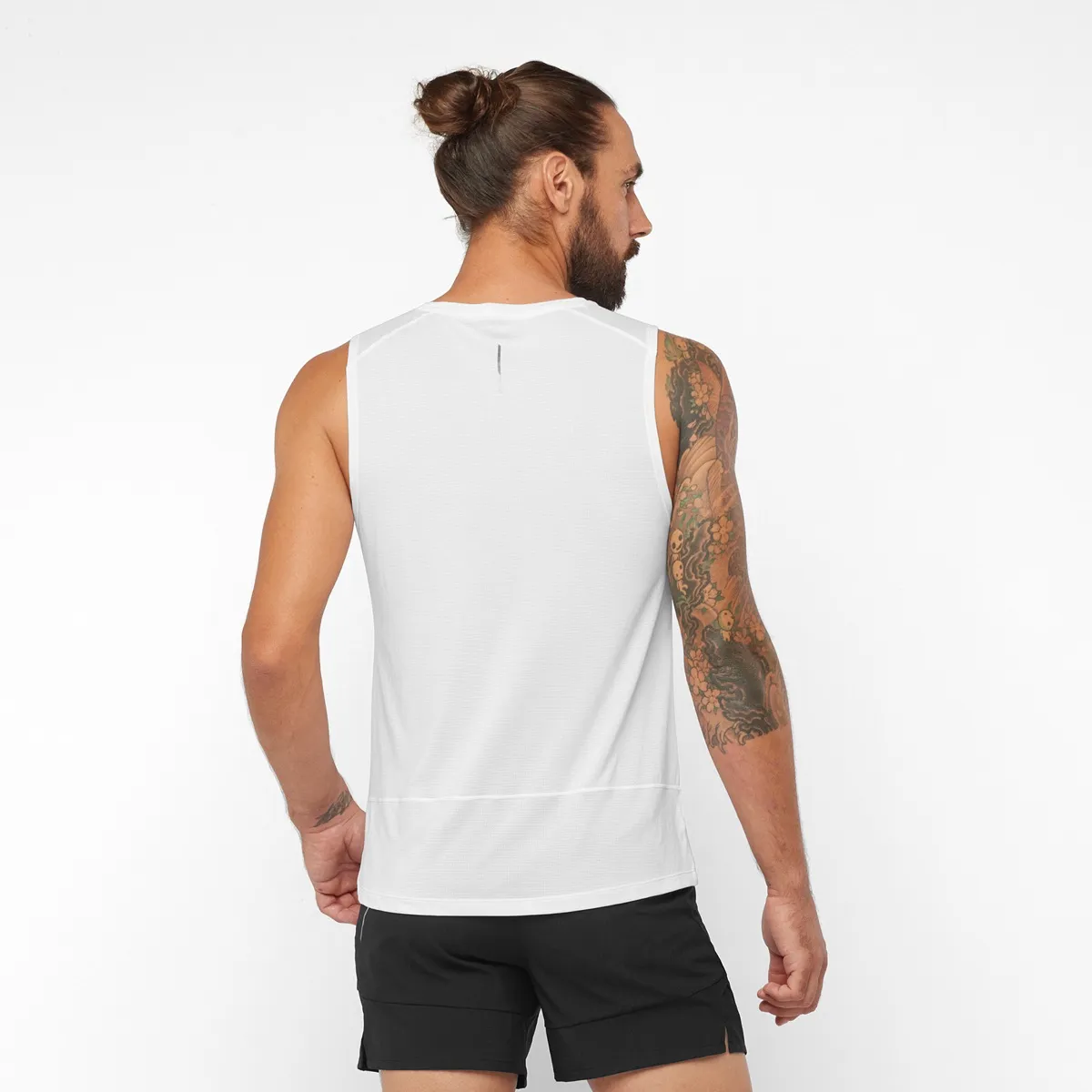 Salomon Men's Cross Run Tank Top White | Buy Salomon Men's Cross Run Tank Top White here | Outnorth