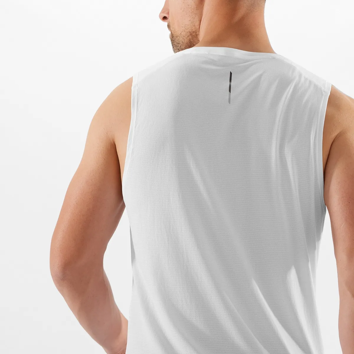 Salomon Men's Cross Run Tank Top White | Buy Salomon Men's Cross Run Tank Top White here | Outnorth