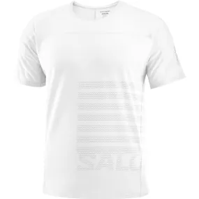 Salomon Men's Sense Aero Graphic Tee White | Buy Salomon Men's Sense Aero Graphic Tee White here | Outnorth