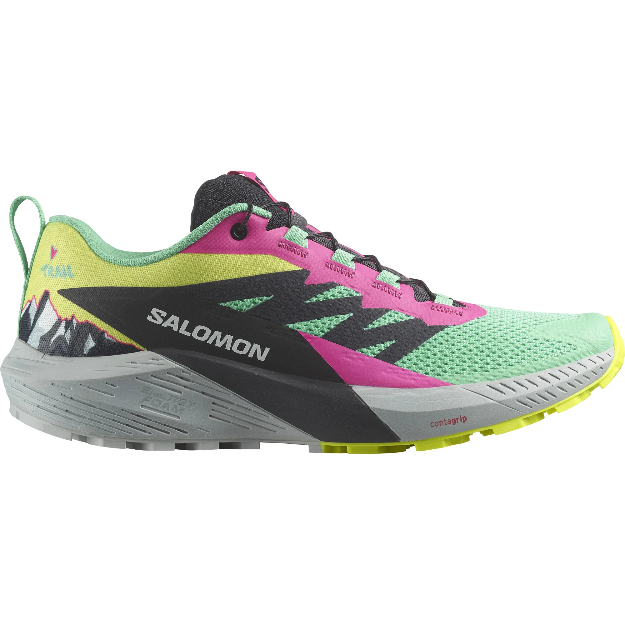 Salomon Unisex Sense Ride 5 Martina LTD Biscay Green/Phantom/Pink Glo | Buy Salomon Unisex Sense Ride 5 Martina LTD Biscay Green