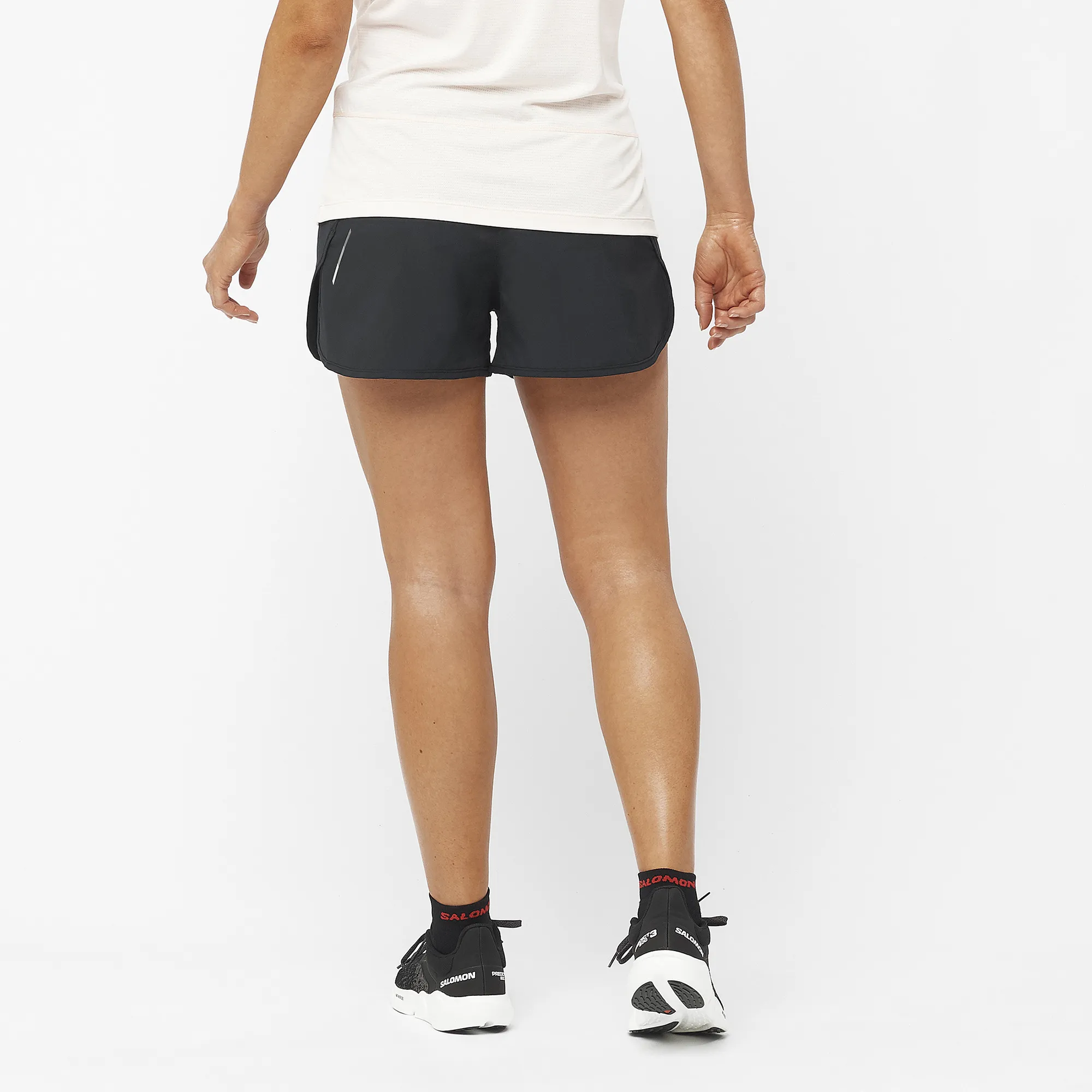 Salomon Women's Cross 3'' Shorts Deep Black | Buy Salomon Women's Cross 3'' Shorts Deep Black here