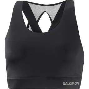 Salomon Women's Cross Run Sports Bra Deep Black | Buy Salomon Women's Cross Run Sports Bra Deep Black here | Outnorth