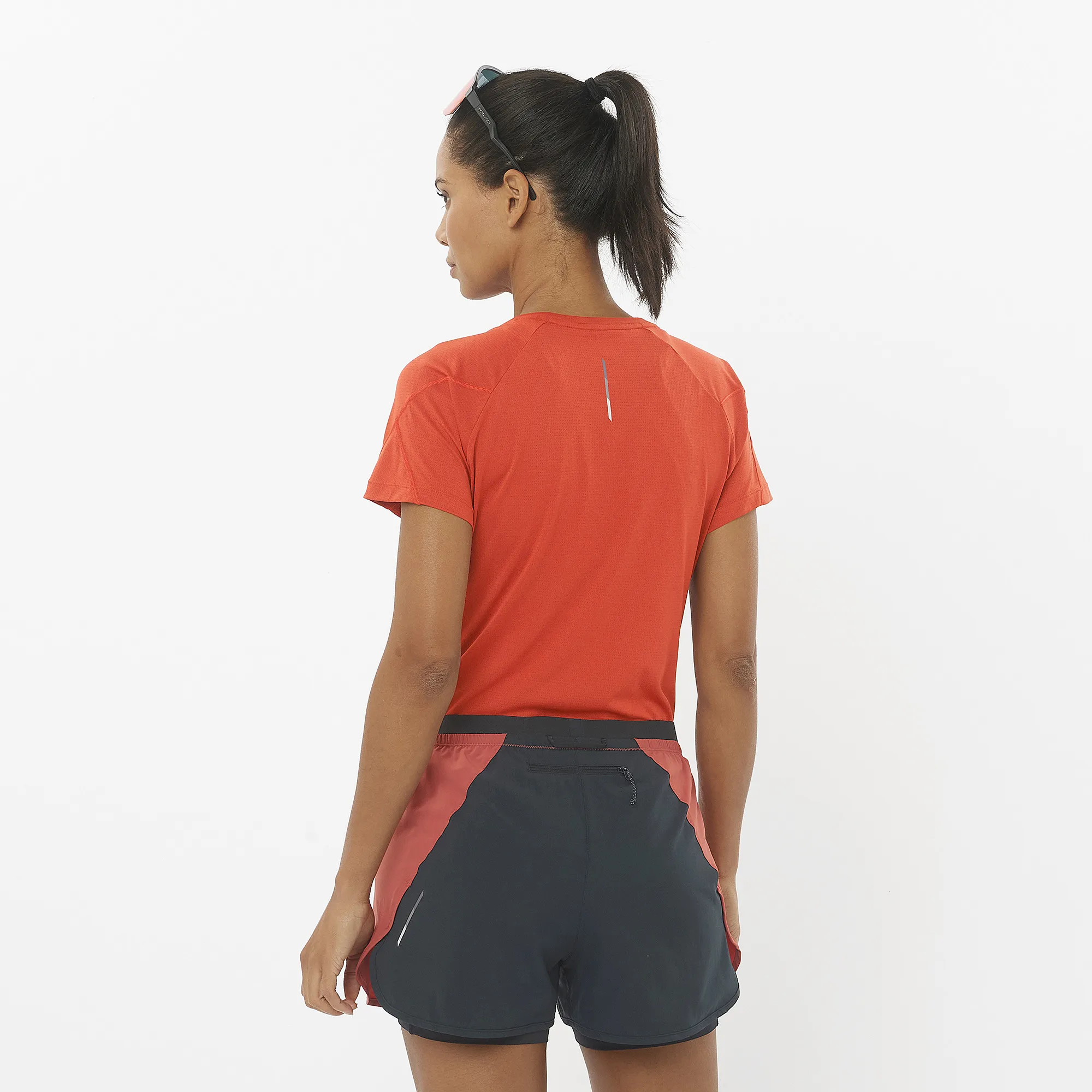 Salomon Women's Cross Run Tee Cherry Tomato | Buy Salomon Women's Cross Run Tee Cherry Tomato here | Outnorth