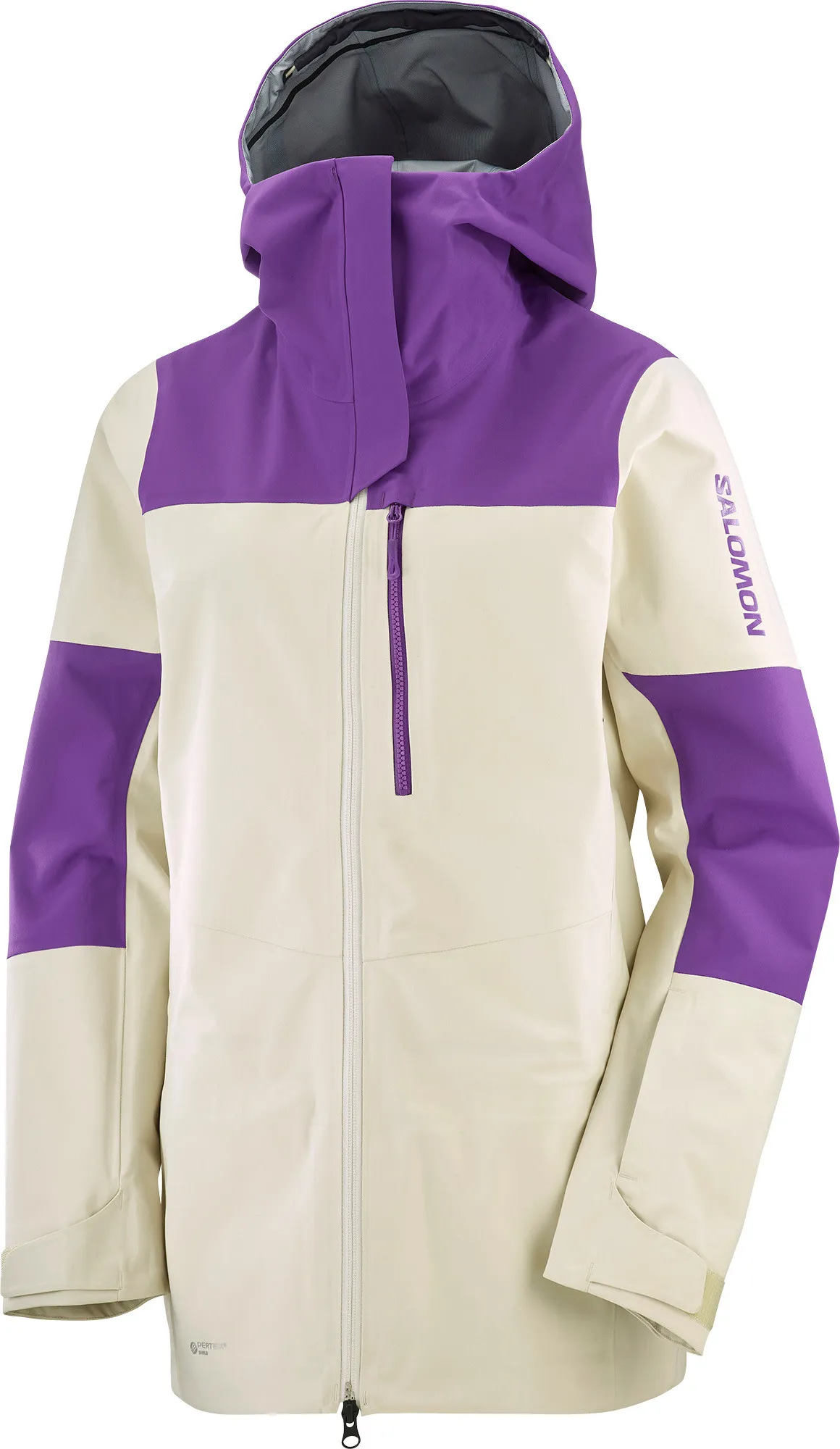 Salomon Women's Stance 3L Jacket Almond Milk/Royal Purple | Buy Salomon Women's Stance 3L Jacket Almond Milk/Royal Pur