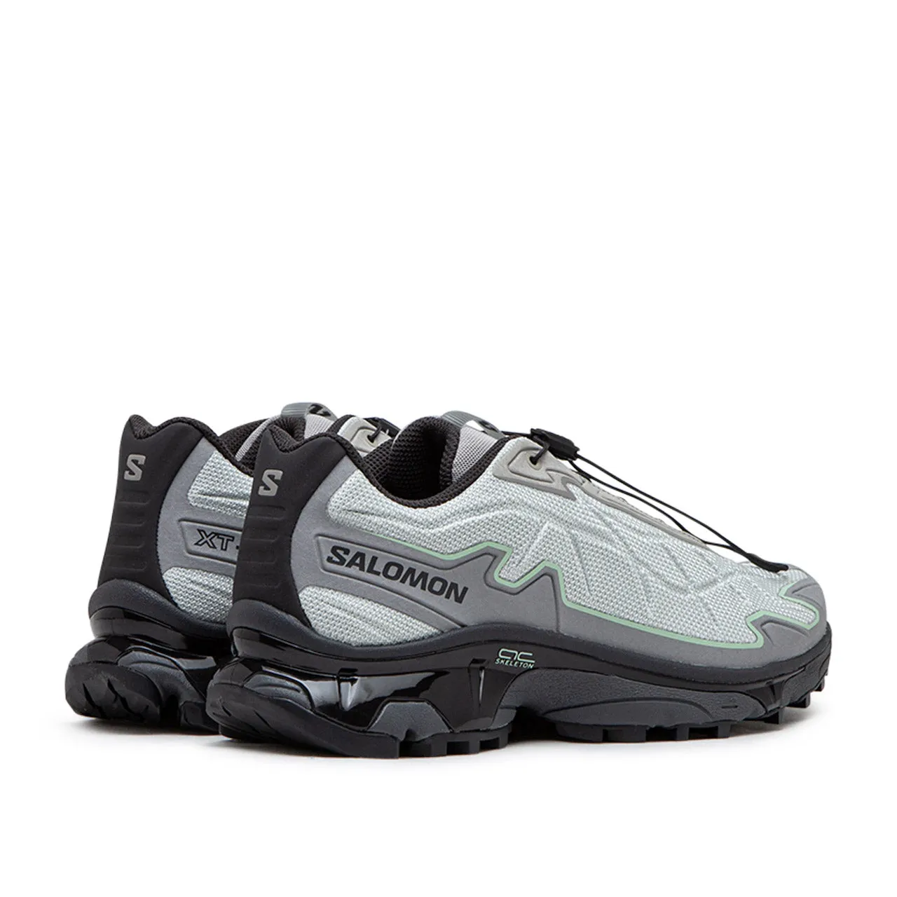 salomon xt-slate advanced (metal / gray flannel / cameo green)