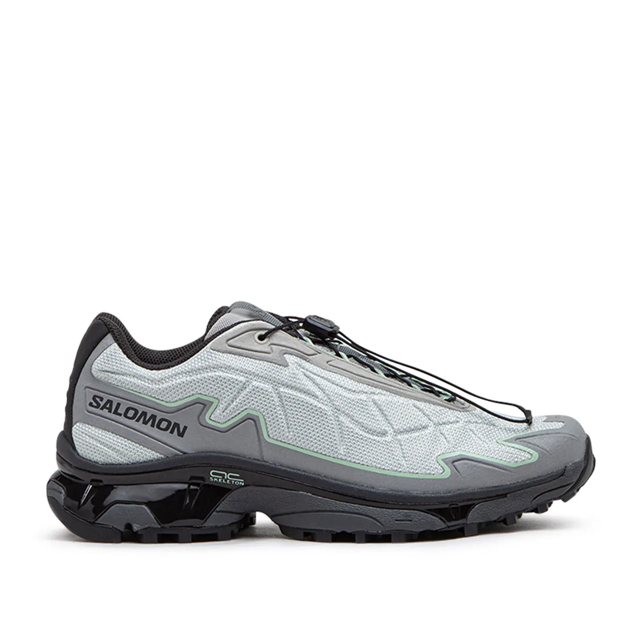 salomon xt-slate advanced (metal / gray flannel / cameo green)