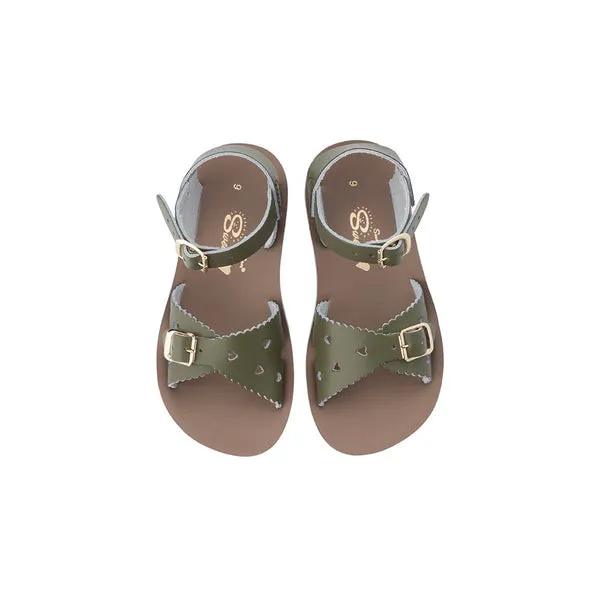 Salt Water Sandals Sun-San Sweetheart Olive