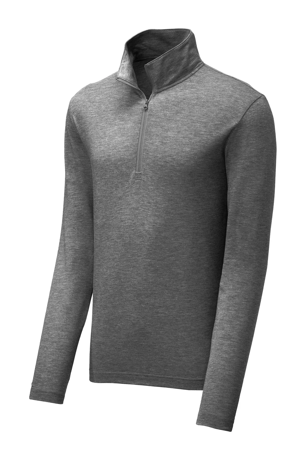 SanMar Men's Sport-Tek PosiCharge Tri-Blend Wicking 1/4-Zip Pullover #ST407