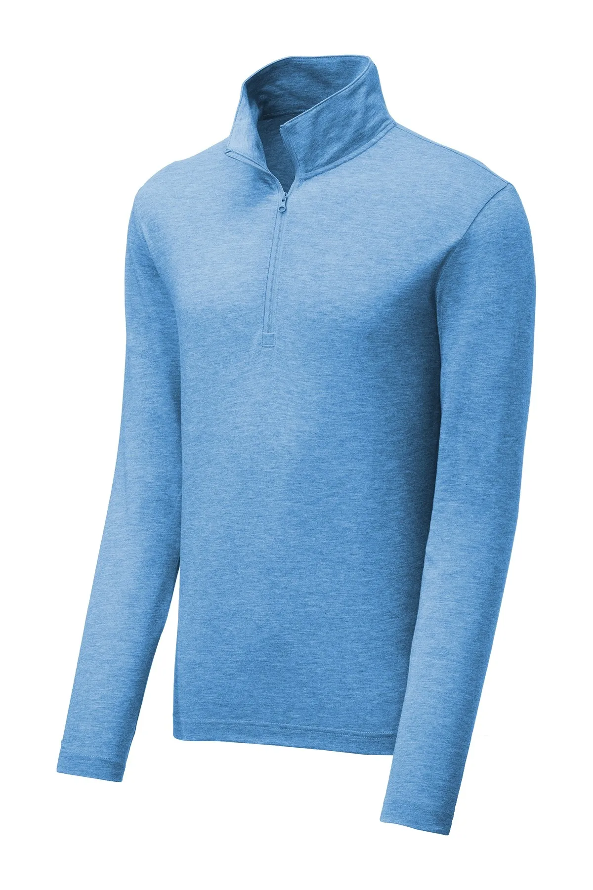 SanMar Men's Sport-Tek PosiCharge Tri-Blend Wicking 1/4-Zip Pullover #ST407