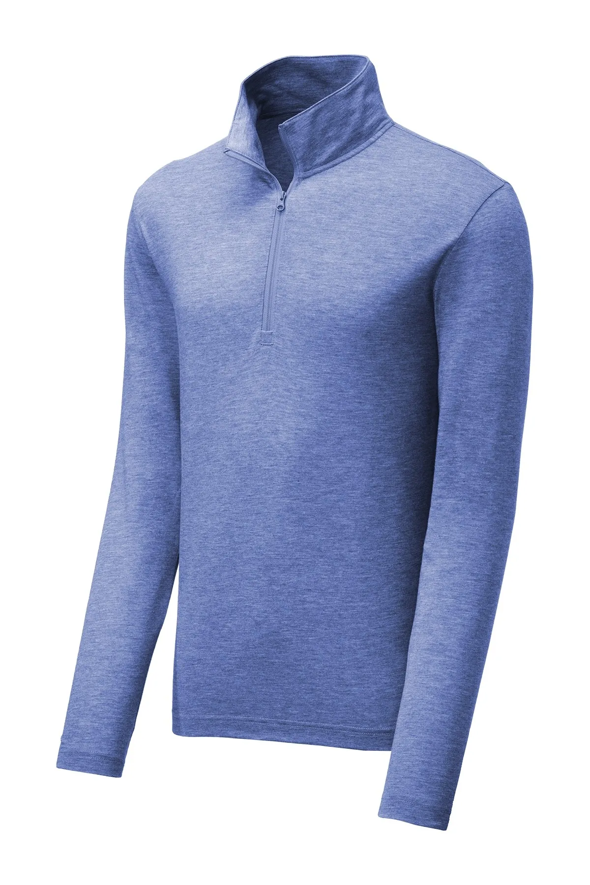 SanMar Men's Sport-Tek PosiCharge Tri-Blend Wicking 1/4-Zip Pullover #ST407