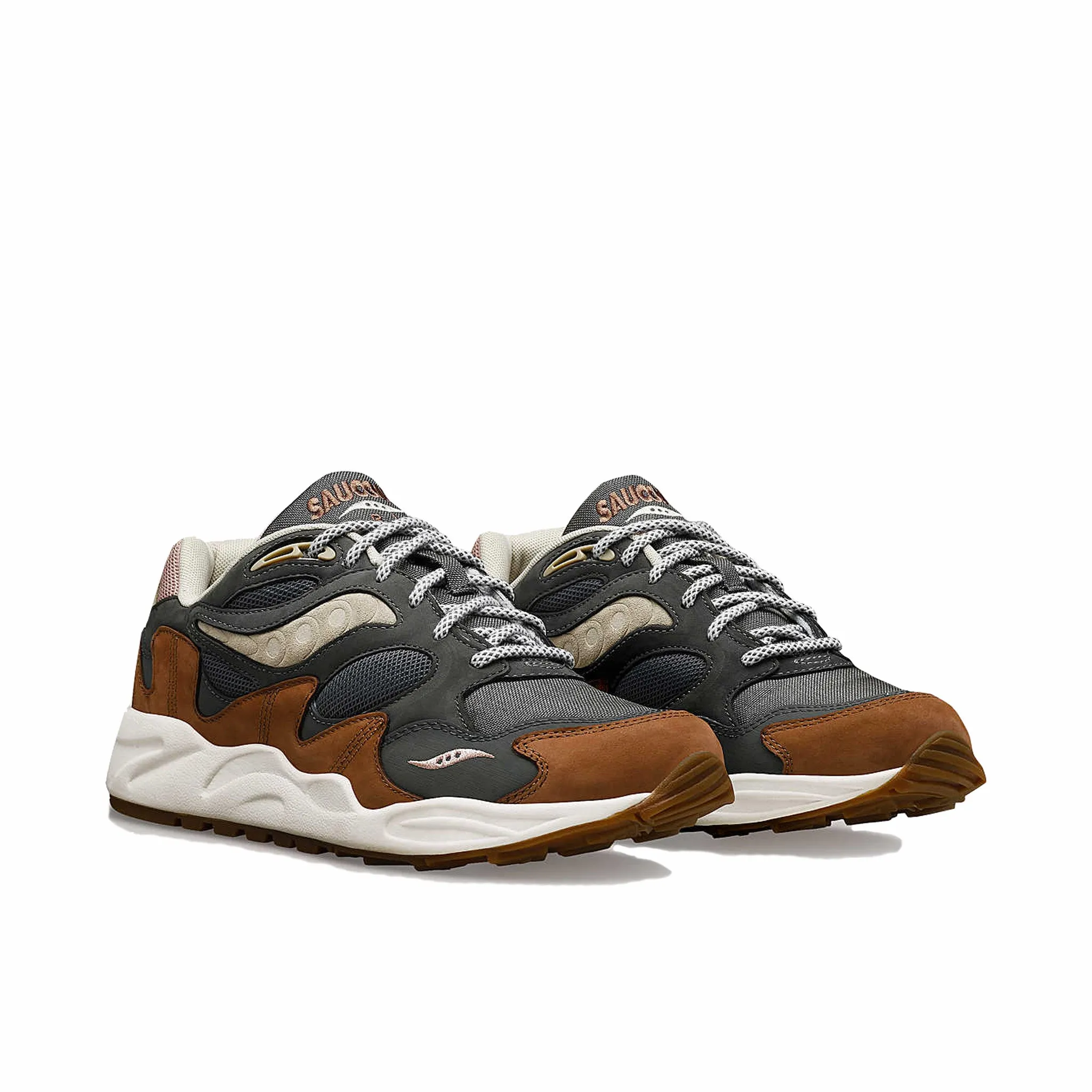 Saucony Grid Shadow 2 Secure (Grey/Brown)