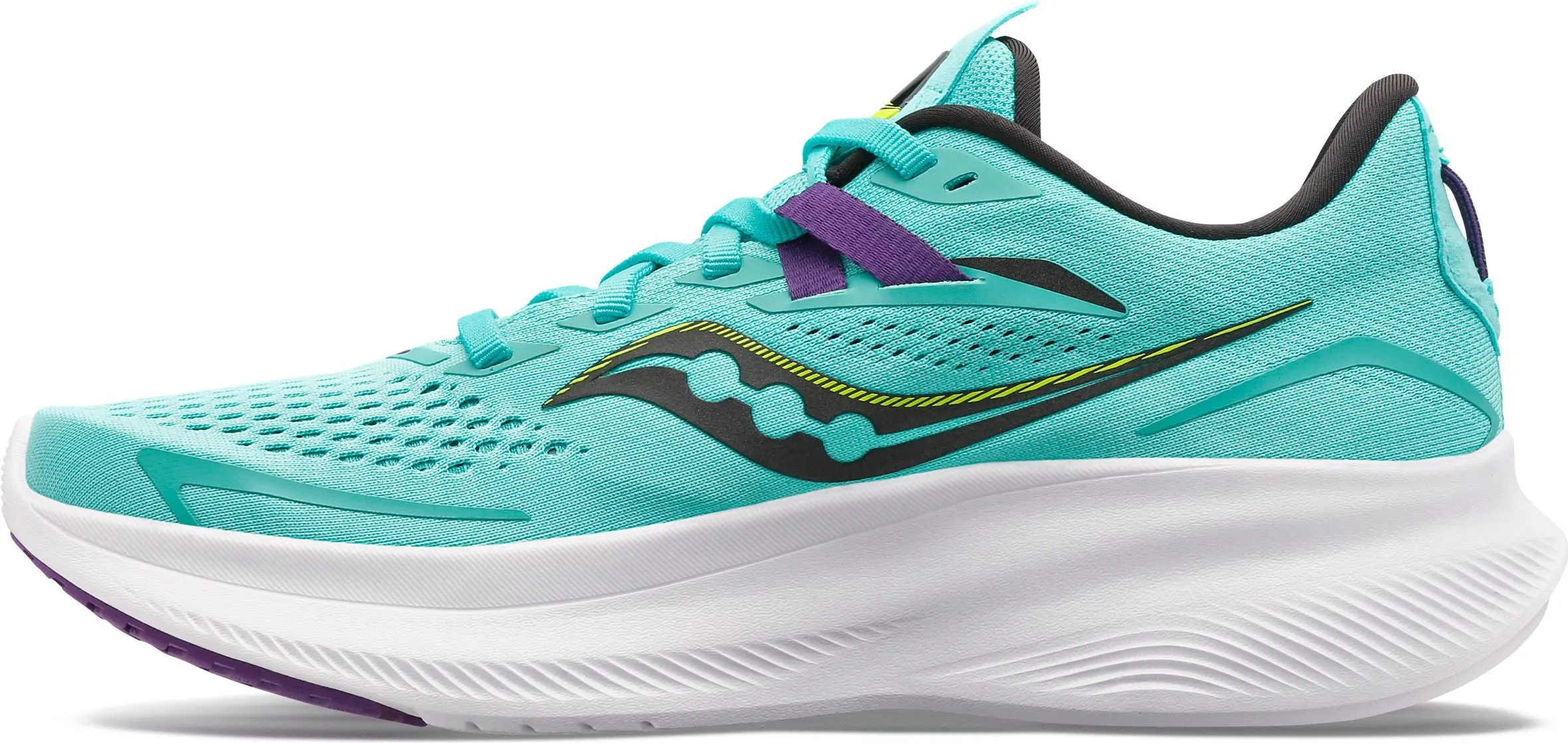 Saucony Ride 15 Cool Mint/Acid - Wide