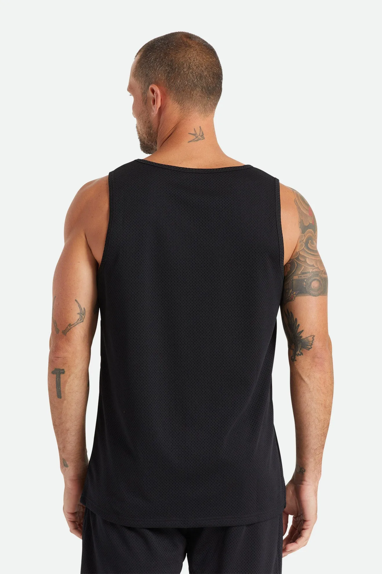 Shield Crest Tank - Black