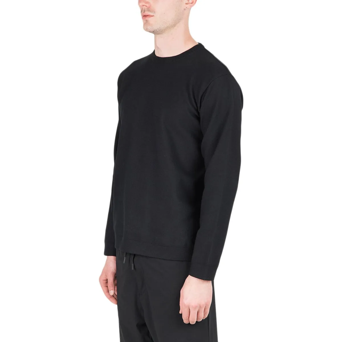 Snow Peak Co/Pe Dry L/S Pullover (Black)