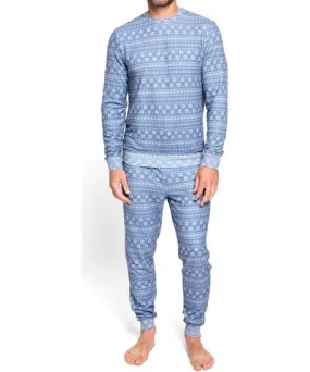 Sol Angeles Mens Fair Isle Pullover In Indigo