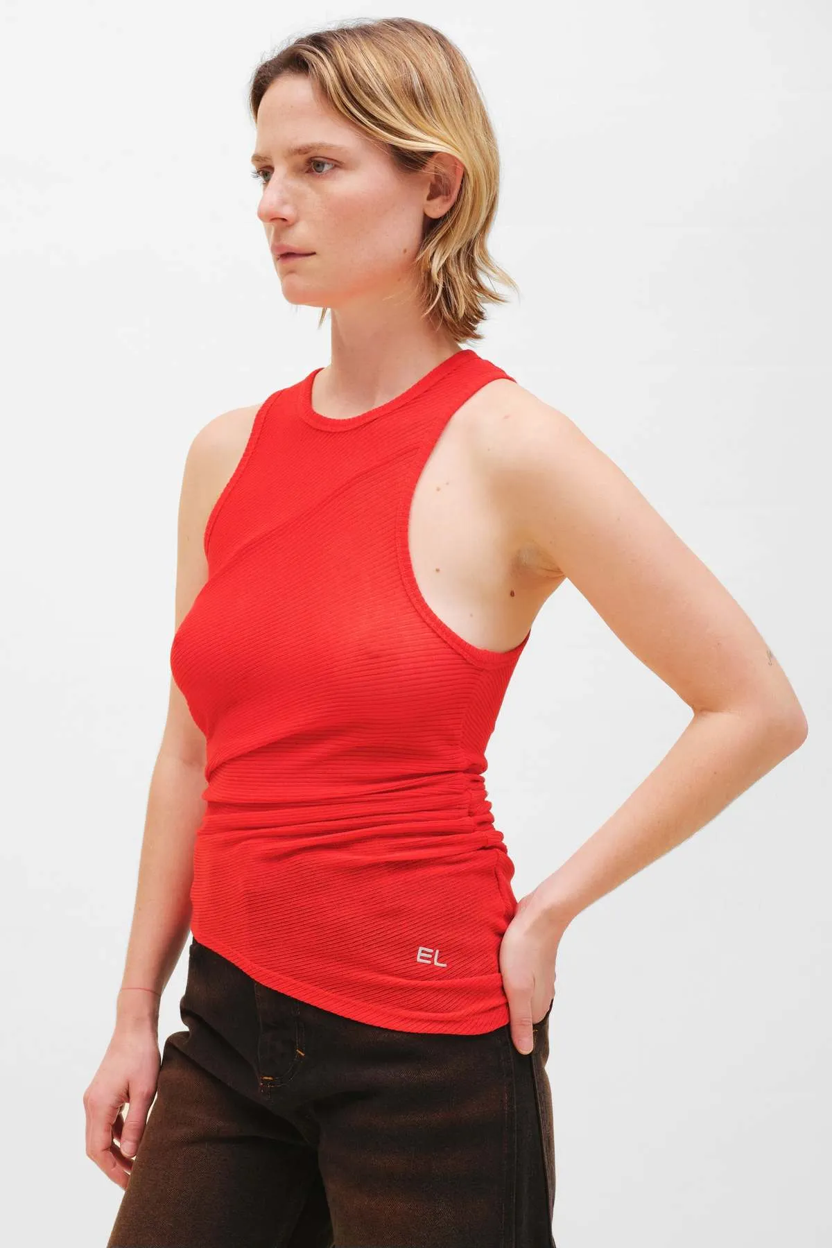 Spiral Tank -  Red