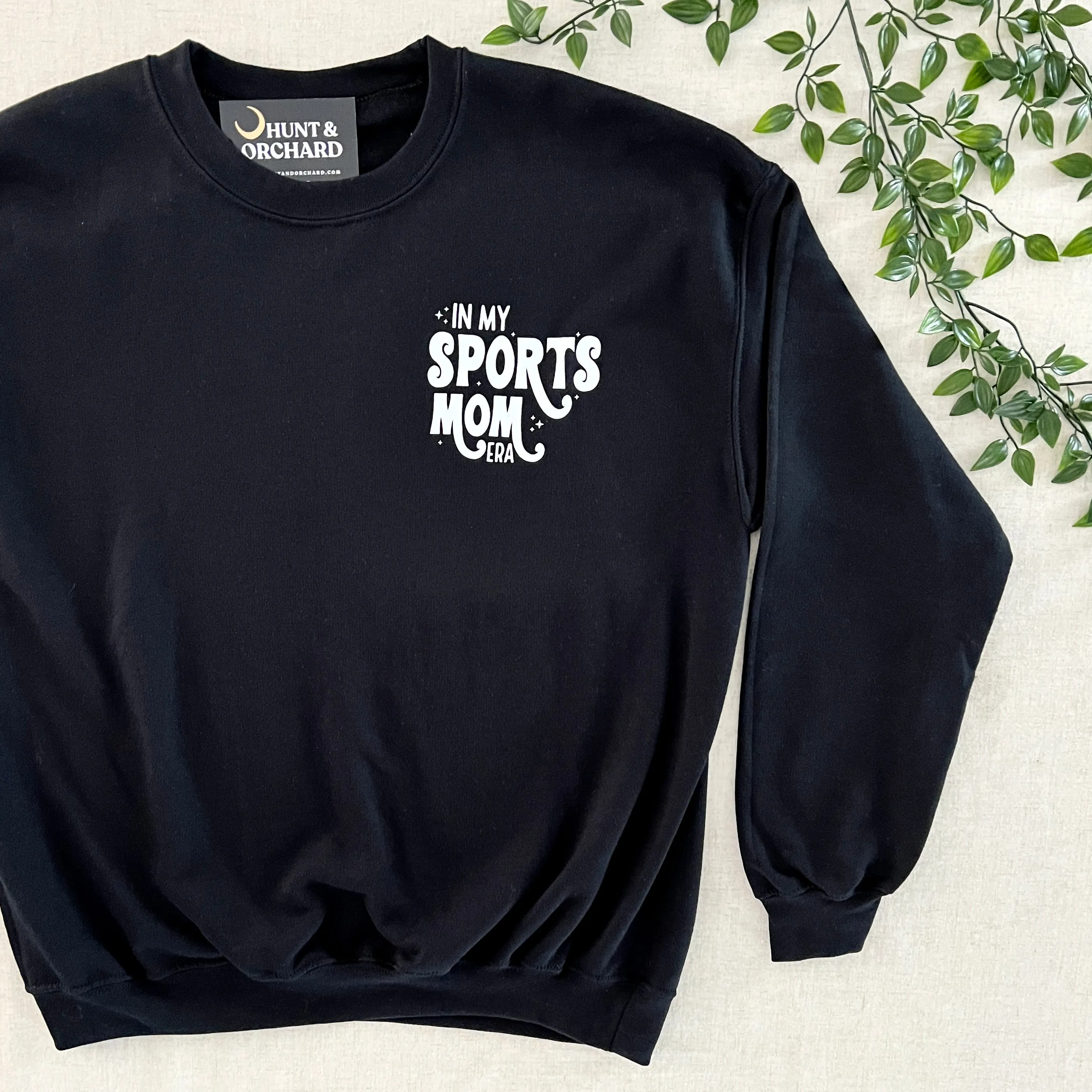 Sports Mom Era Pullover - Black