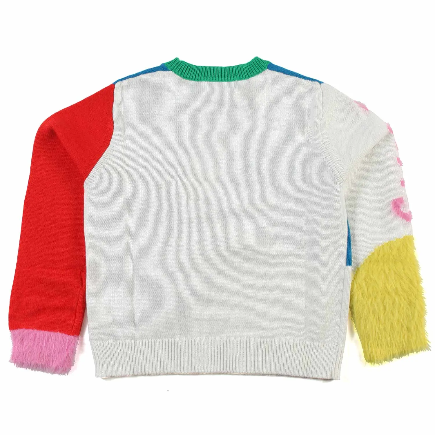 Stella Mccartney White And Multicolor Pullover For Girls