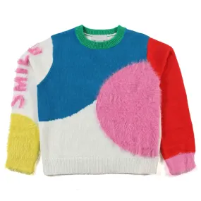 Stella Mccartney White And Multicolor Pullover For Girls