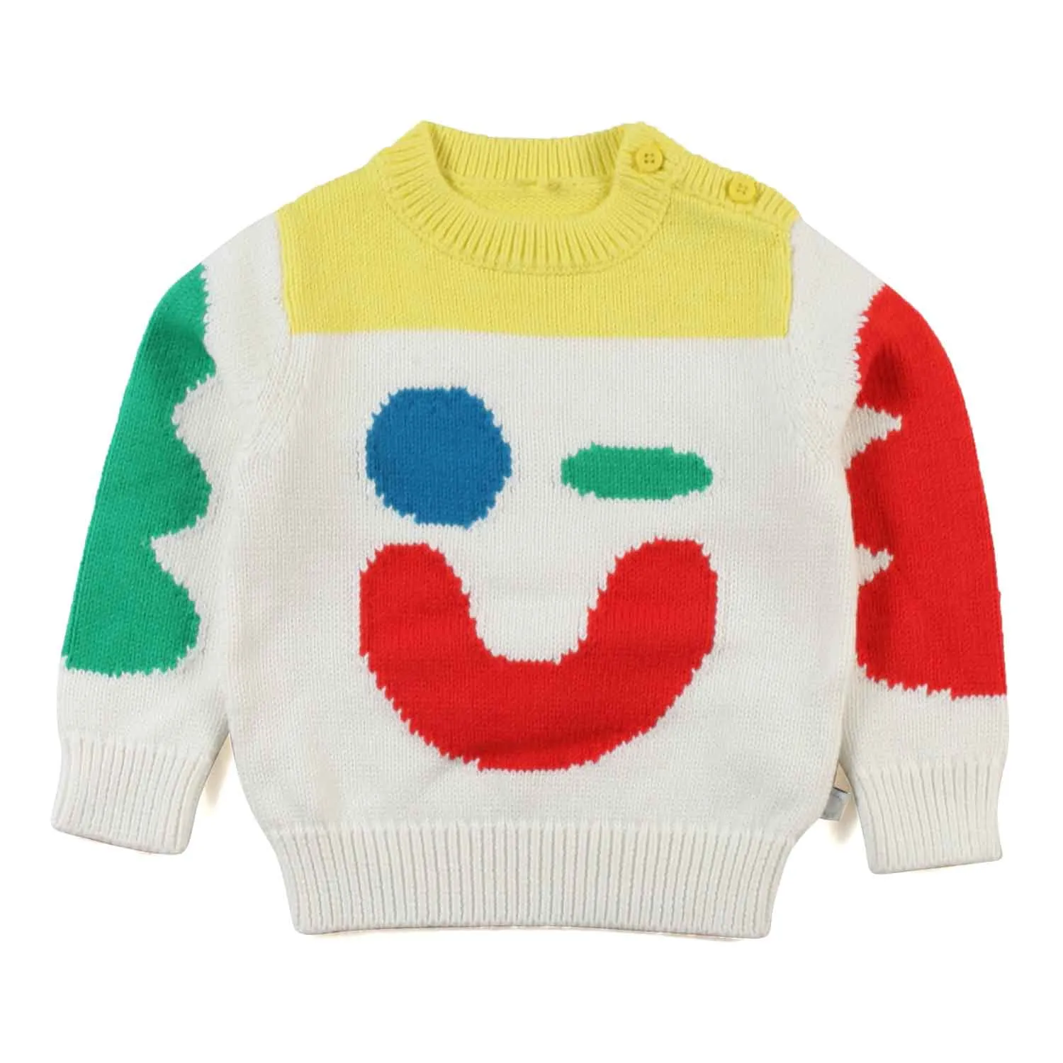 Stella Mccartney White And Multicolor Pullover For Kids