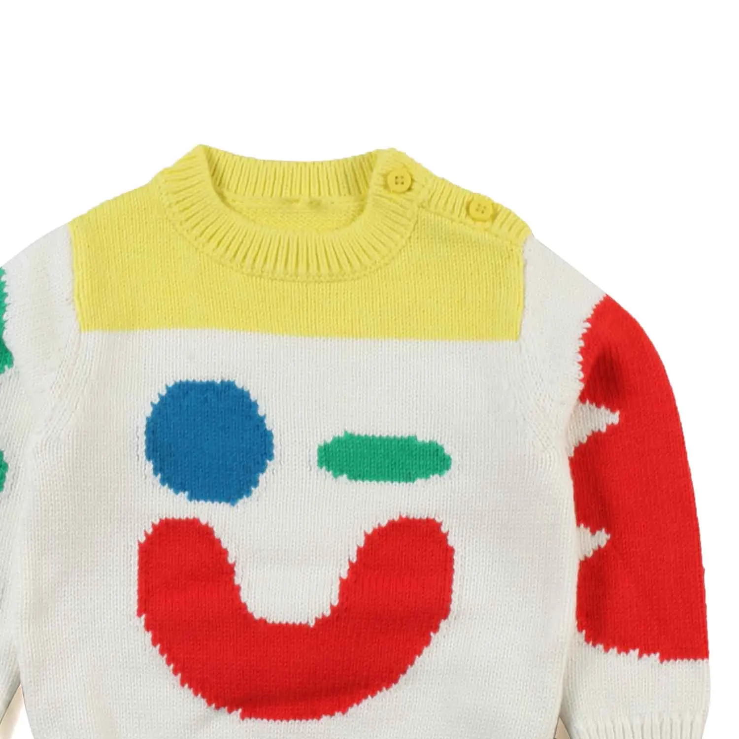 Stella Mccartney White And Multicolor Pullover For Kids