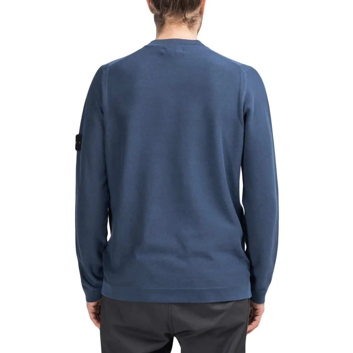 Stone Island Pigment DYE Knit Pullover (Navy)