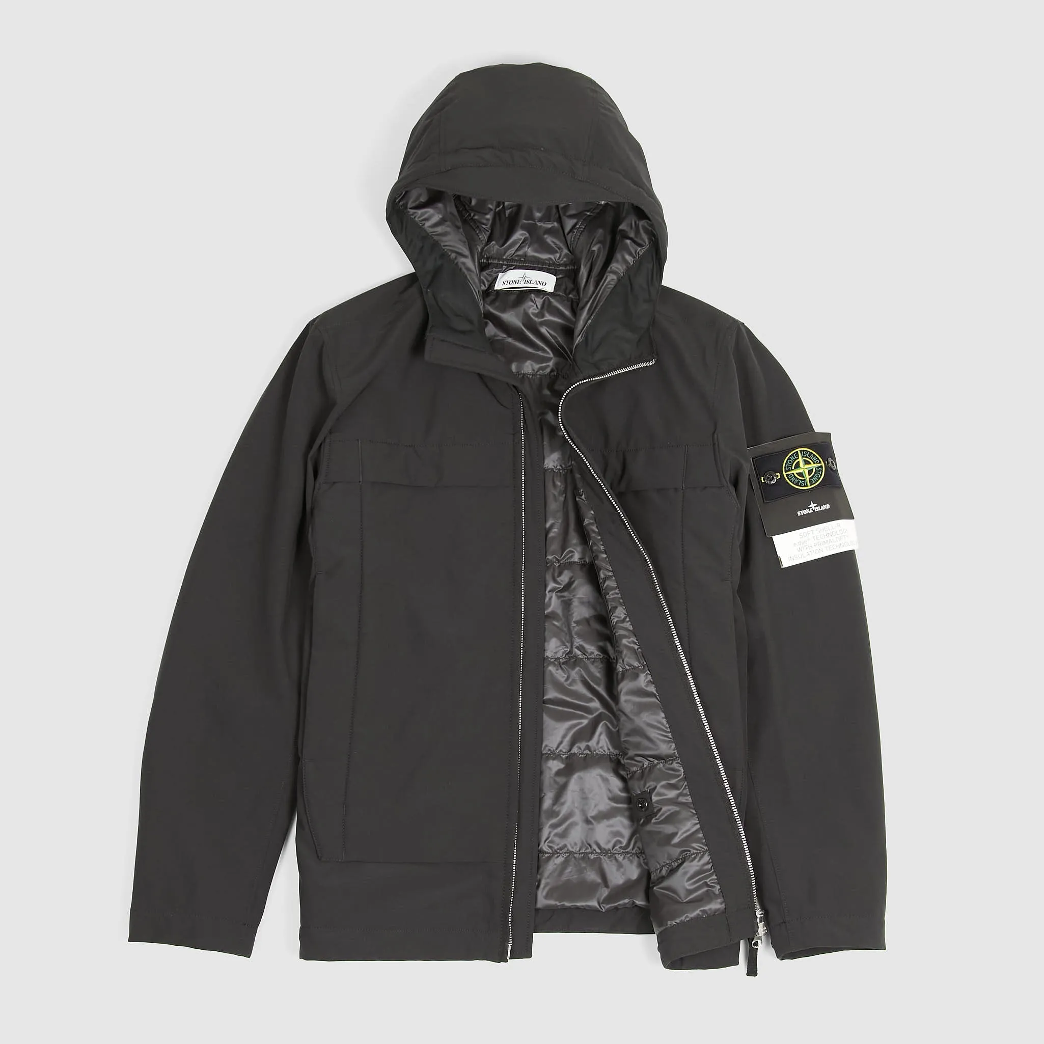 Stone Island Softshell Hooded Jacket Primaloft 0029