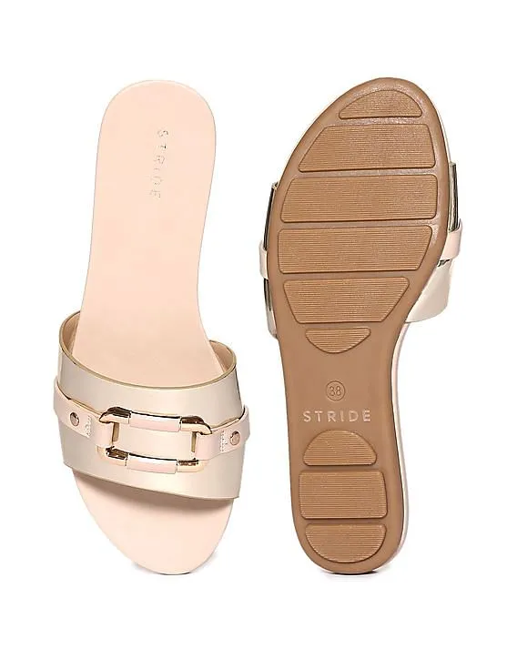 Stride Gold Forefoot Strap Open Toe Sandals