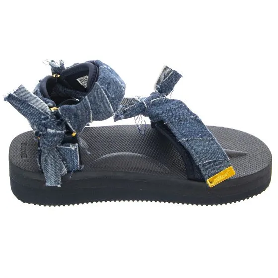 SUICOKE Womens Depa-FbcpoCab Denim Blue Sandals