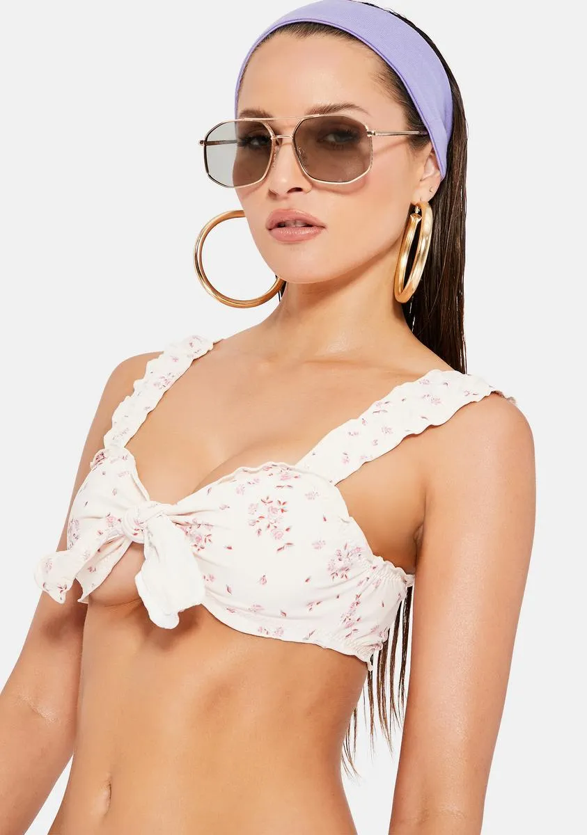 Sweet Rose Colby Bikini Top-