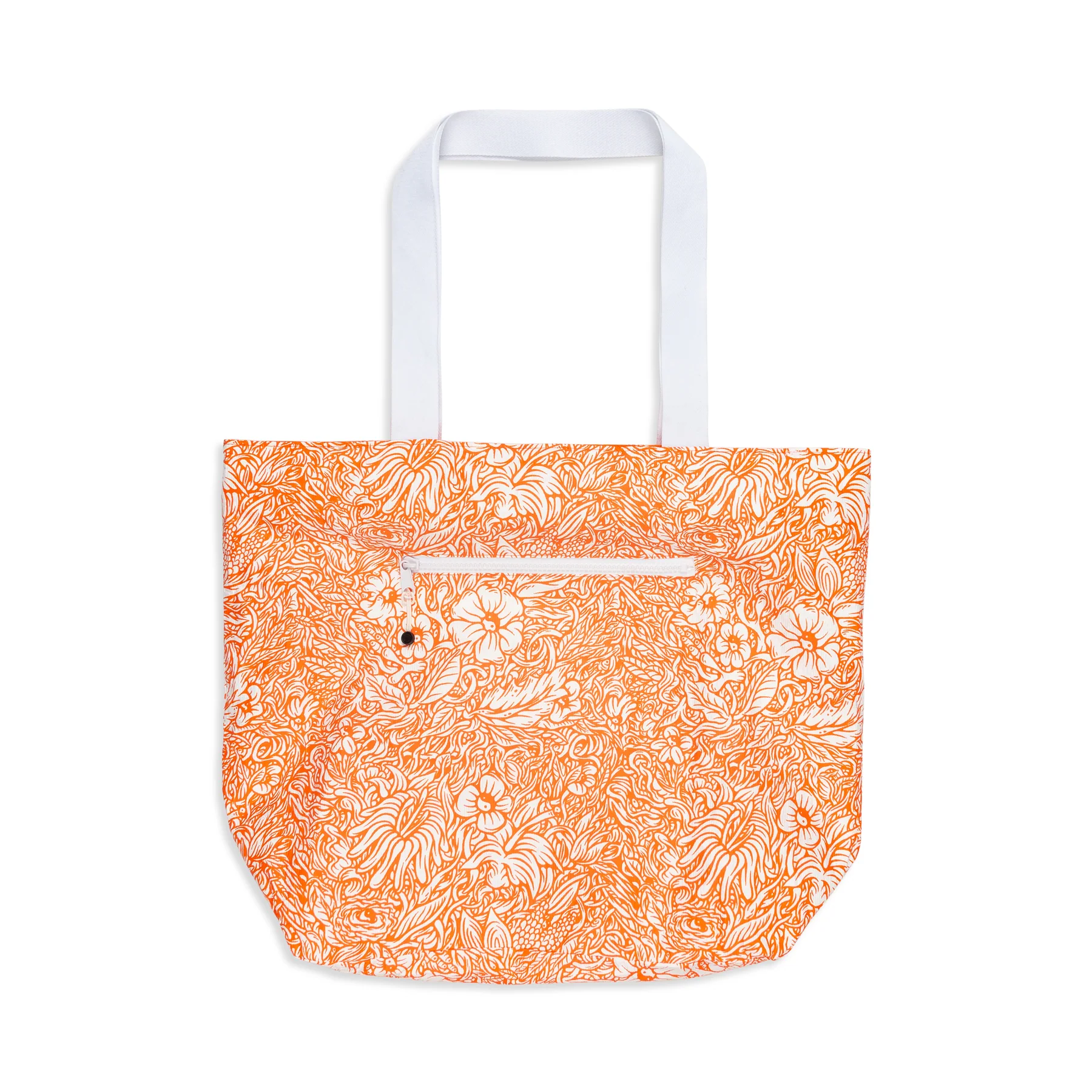 T&C Surf Designs Travel Tote - Orange Flower