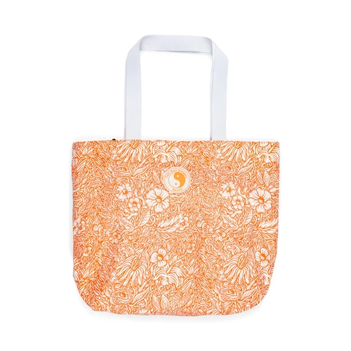 T&C Surf Designs Travel Tote - Orange Flower