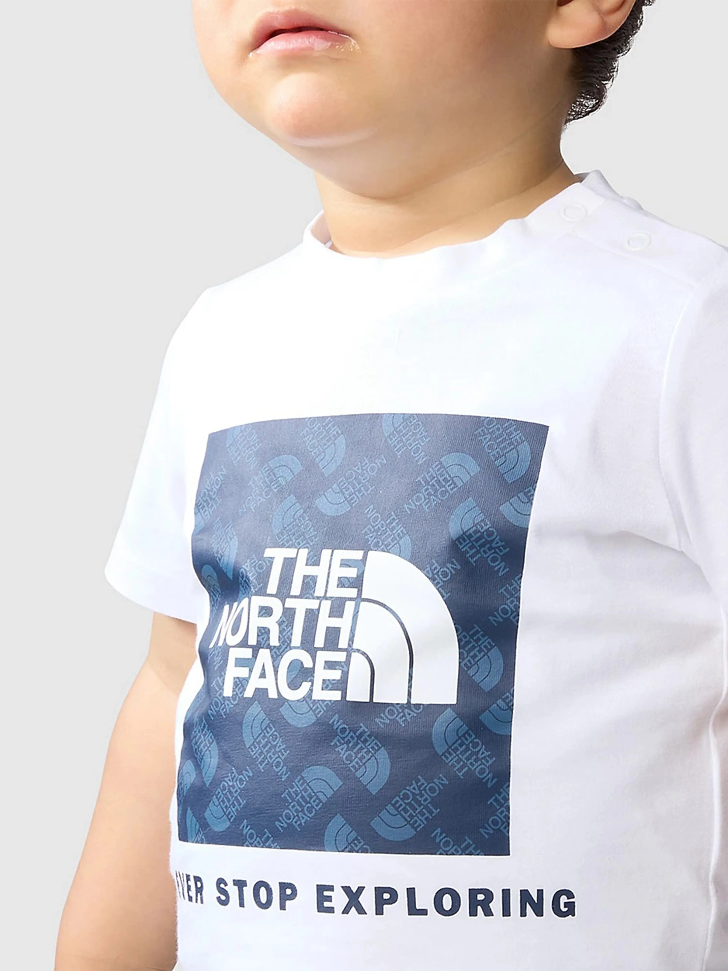 The North Face Baby Box Infill T-Shirt in White