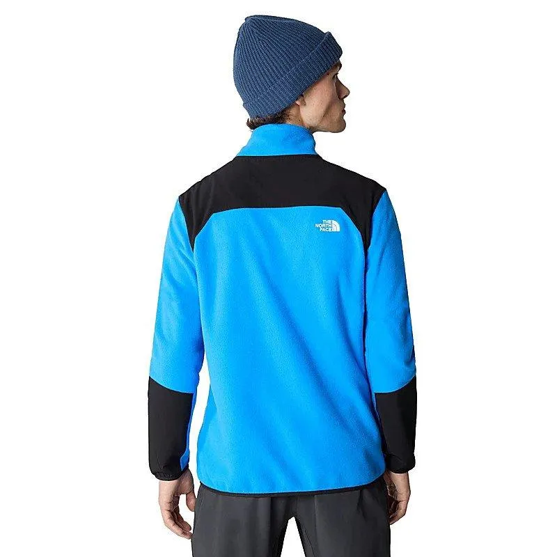 The North Face Men's Glacier Pro Full Zip Fleece - Blue / Black | George Fisher