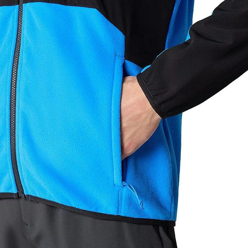 The North Face Men's Glacier Pro Full Zip Fleece - Blue / Black | George Fisher