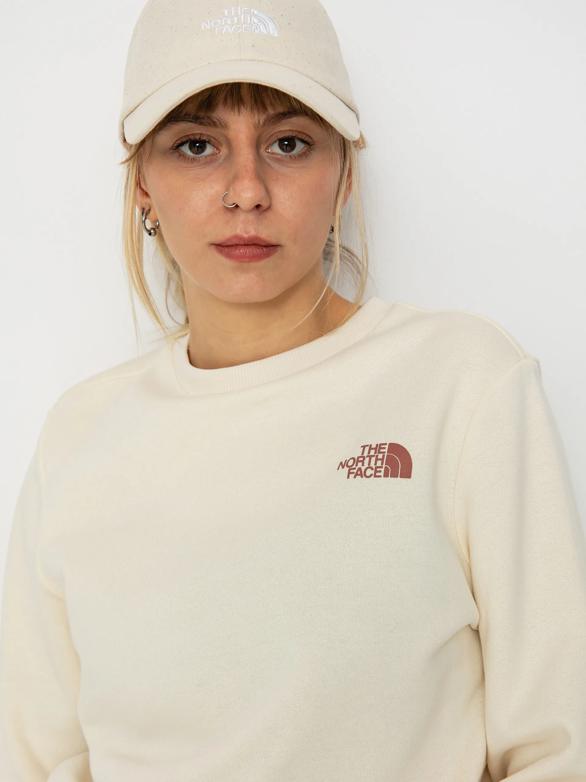 The North Face Sweatshirt Graphic Crew 3 Wmn (white dune)