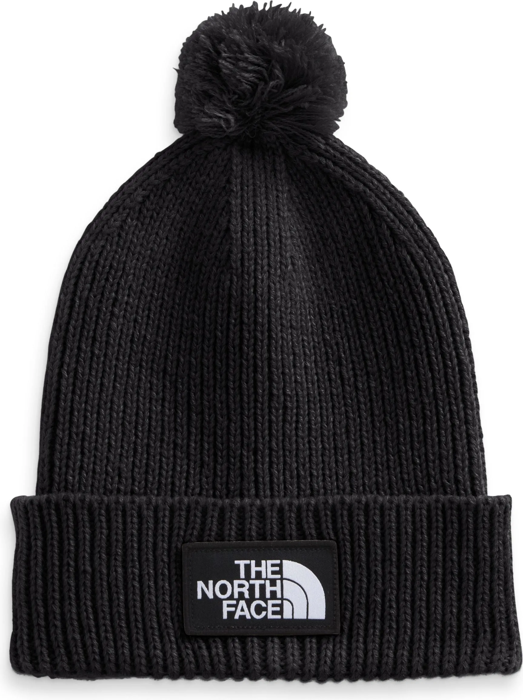 The North Face TNF Logo Box Pom Beanie TNF Black