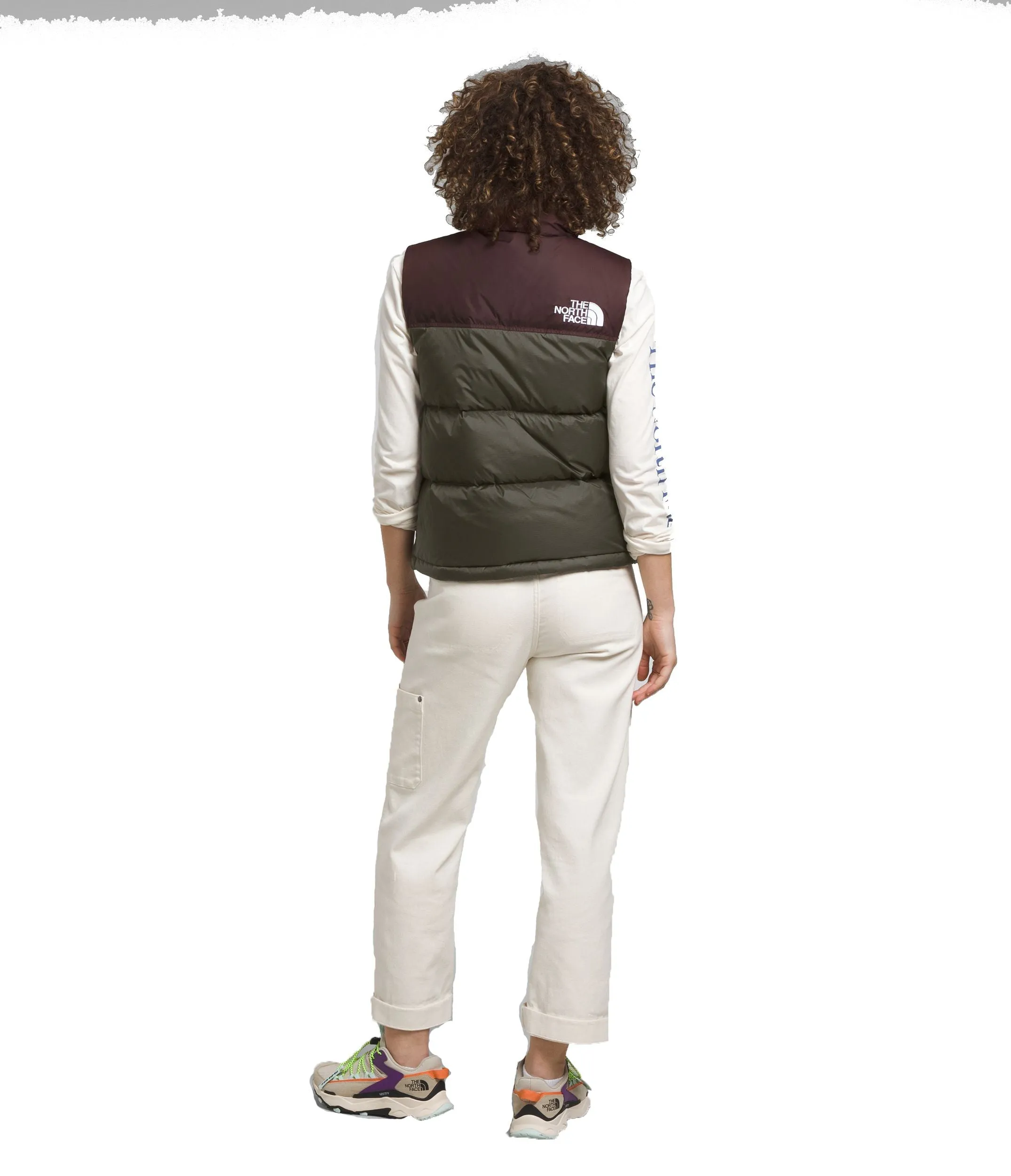 The North Face Women's 1996 Retro Nuptse Vest New Taupe/Coal Brown