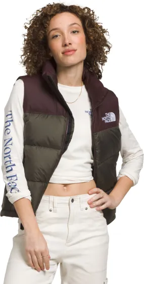 The North Face Women's 1996 Retro Nuptse Vest New Taupe/Coal Brown