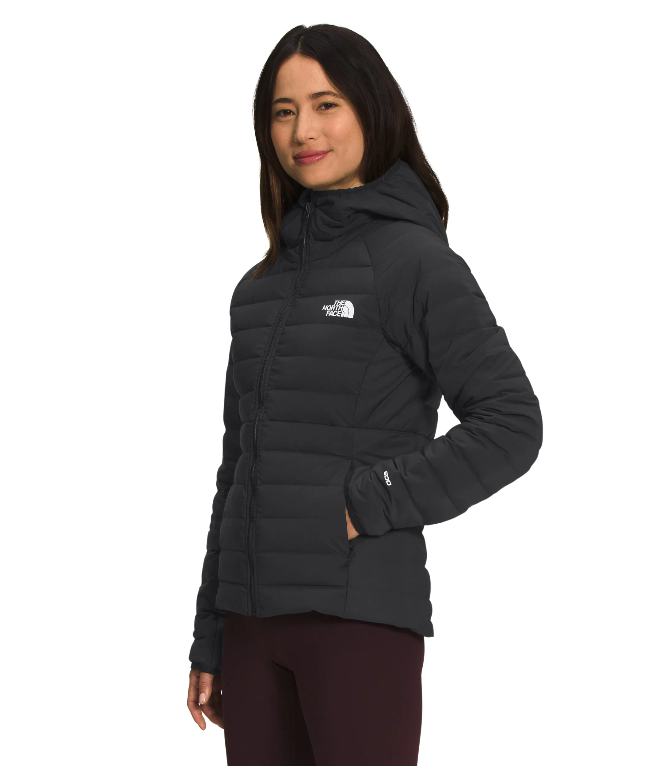 The North Face Women's Belleview Stretch Down Hoodie TNF Black