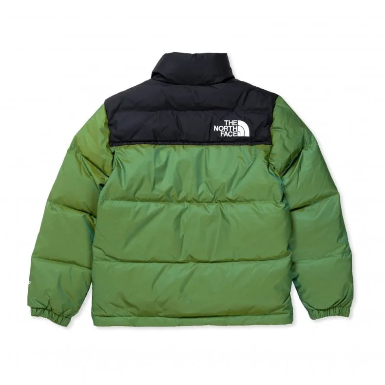 Toddler The North Face 1996 Printed Retro Nuptse Jacket (Night Green/Lightning Yellow/Iridescent)