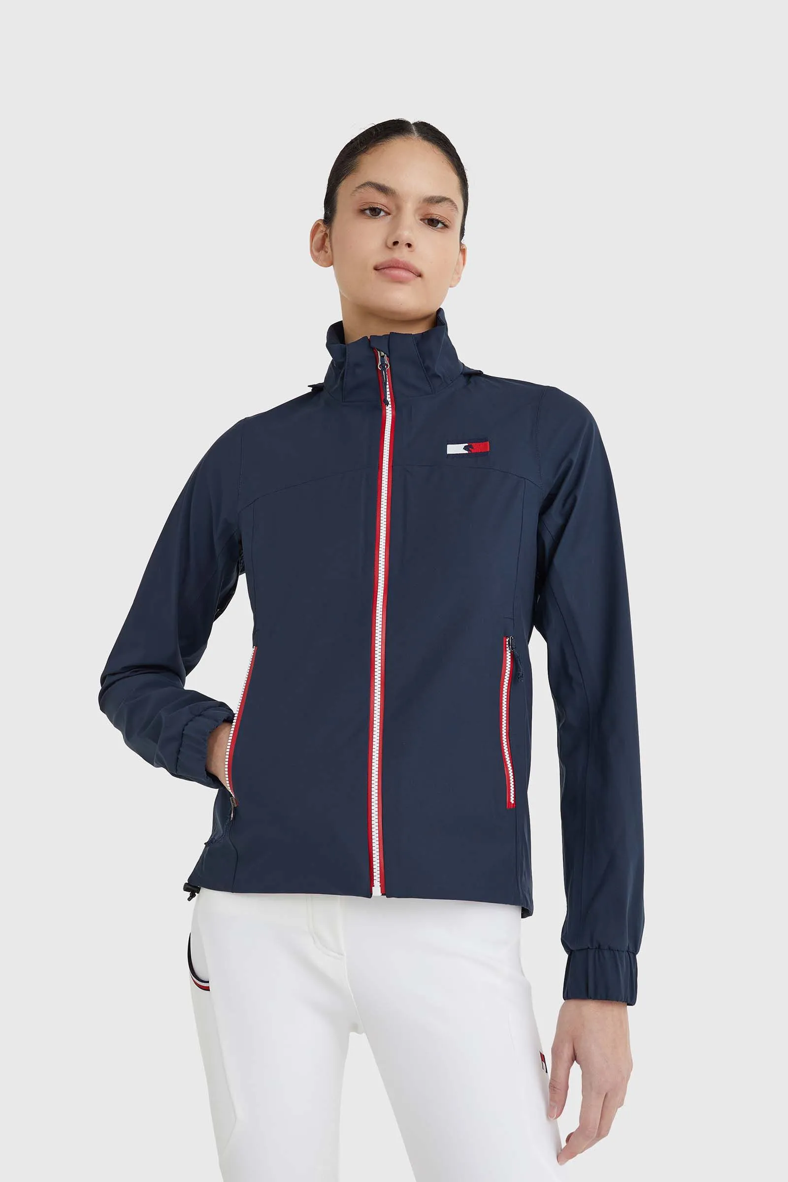 Tommy Hilfiger Equestrian Tommy Hilfiger Equestrian Unicolor Women's Rain Jacket