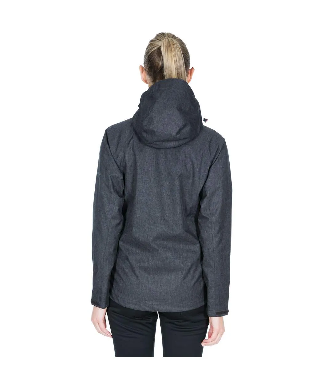 Trespass Womens/Ladies Tiya Waterproof DLX Jacket (Black Marl) - UTTP4651