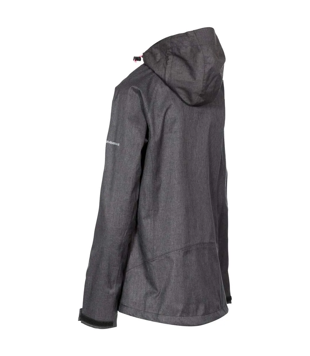 Trespass Womens/Ladies Tiya Waterproof DLX Jacket (Black Marl) - UTTP4651