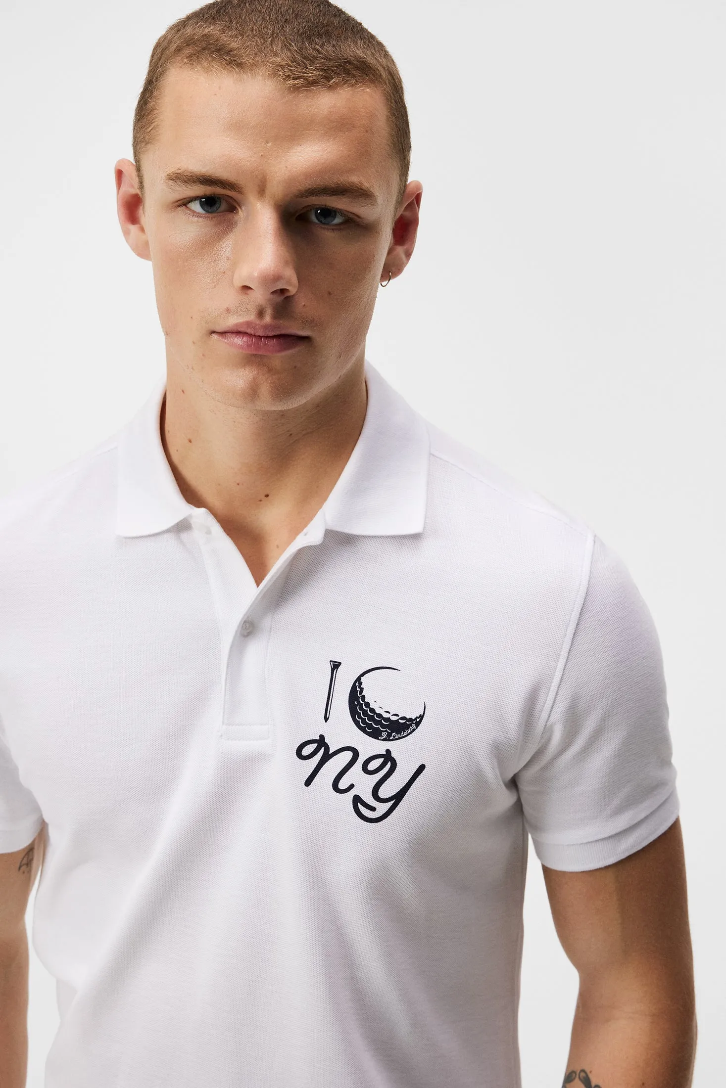 Troy Golf Polo / White